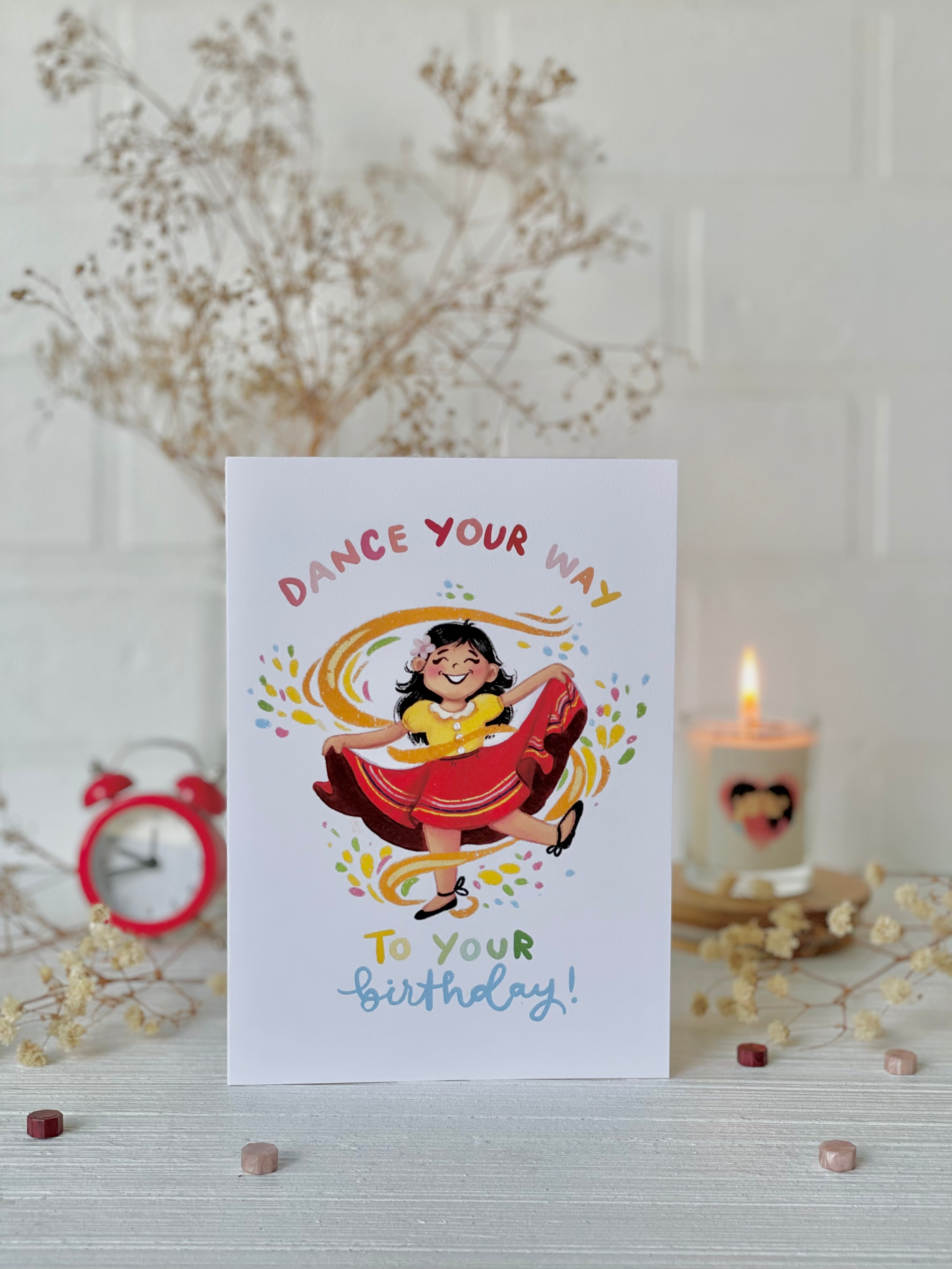 Dancing Queen Birthday Card