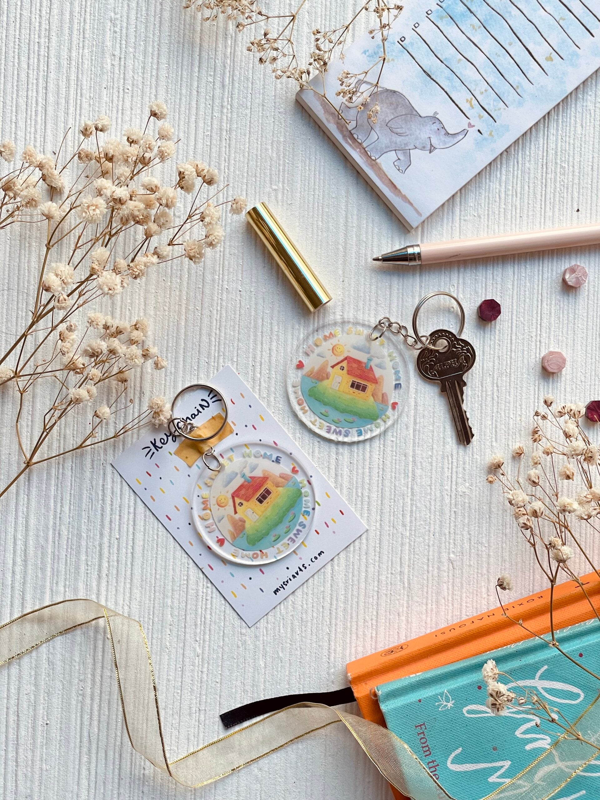 Home Sweet Home Keychain