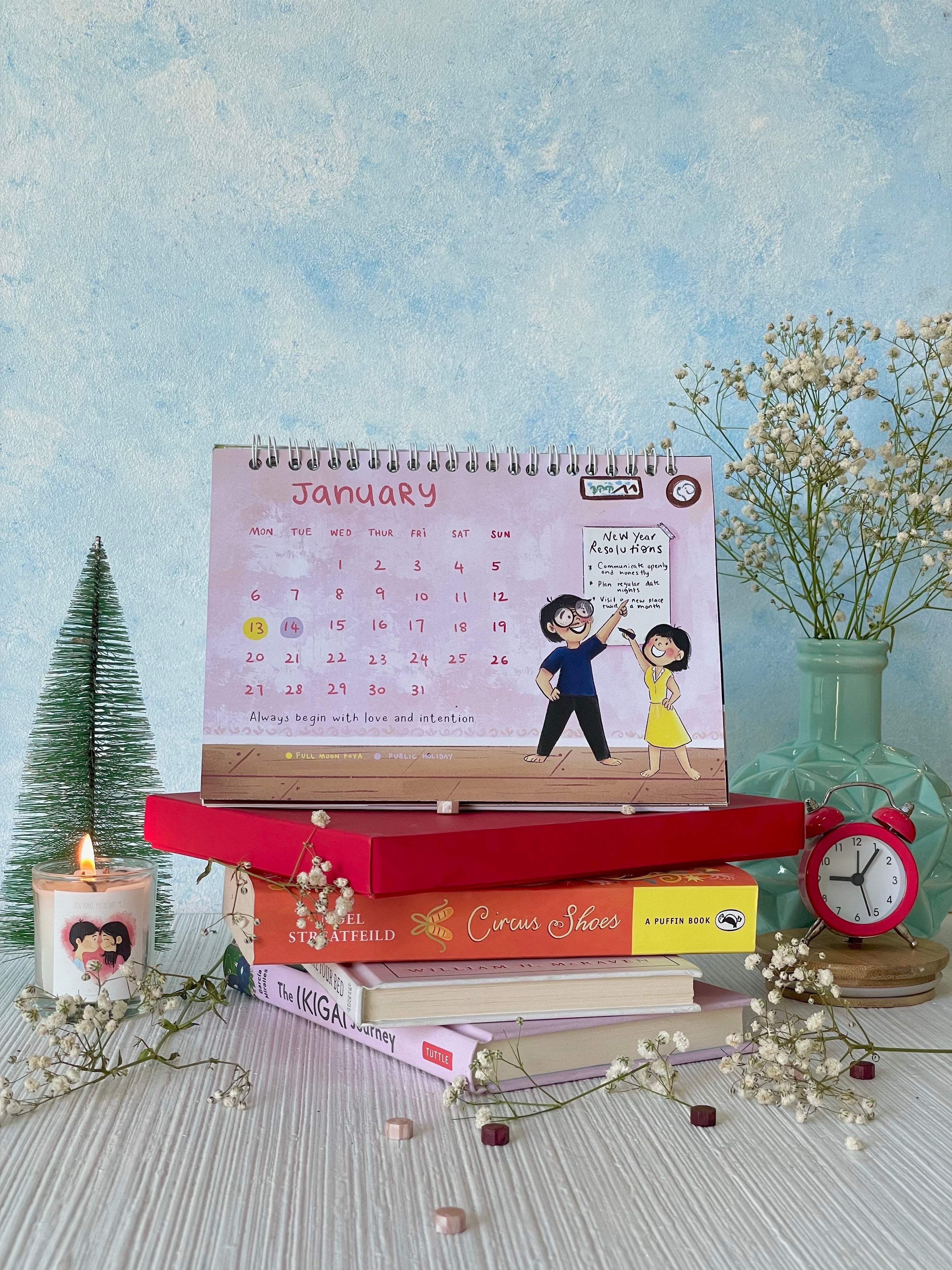 Love 2025 Calendar