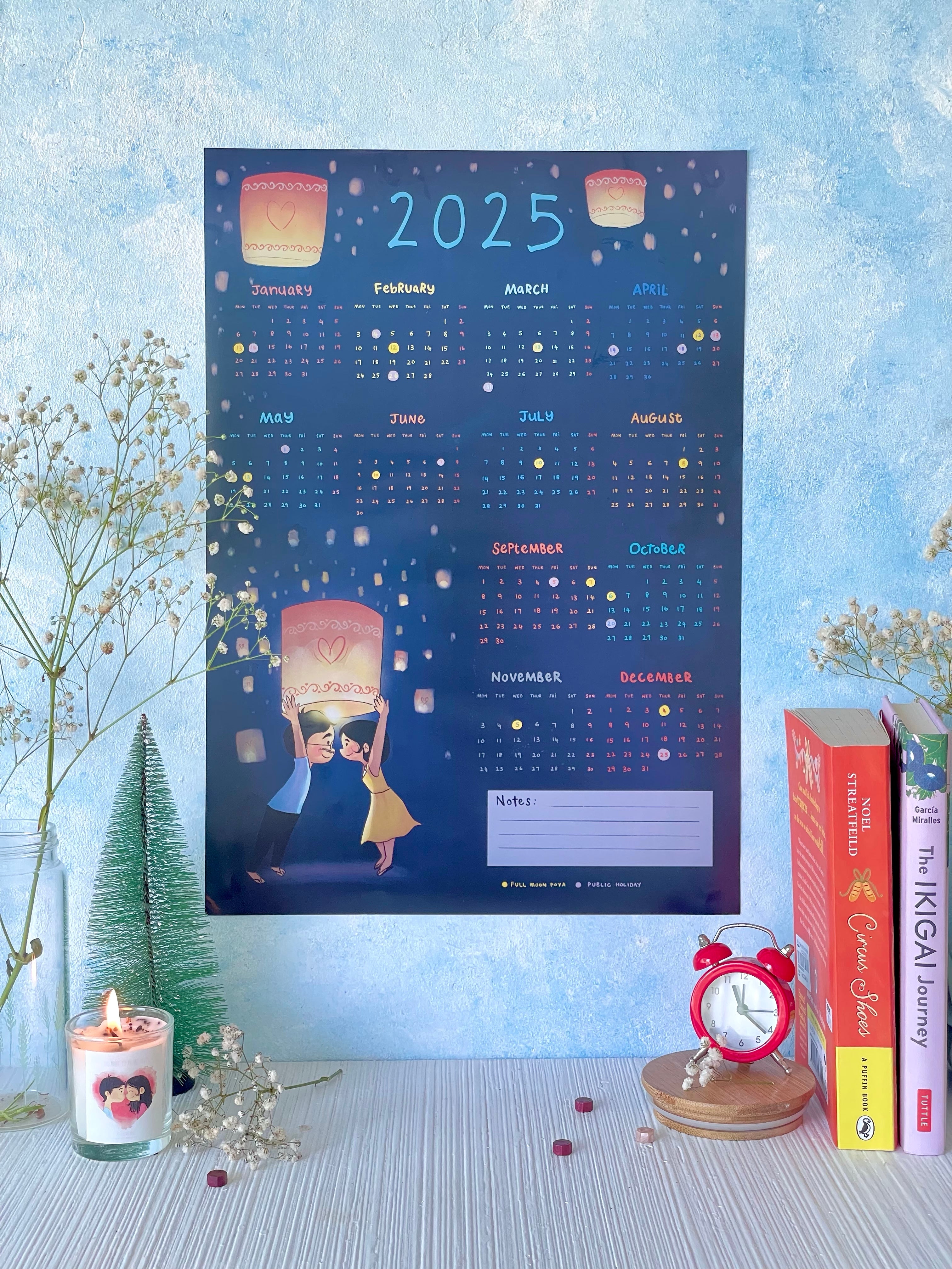 Love 2025 Calendar
