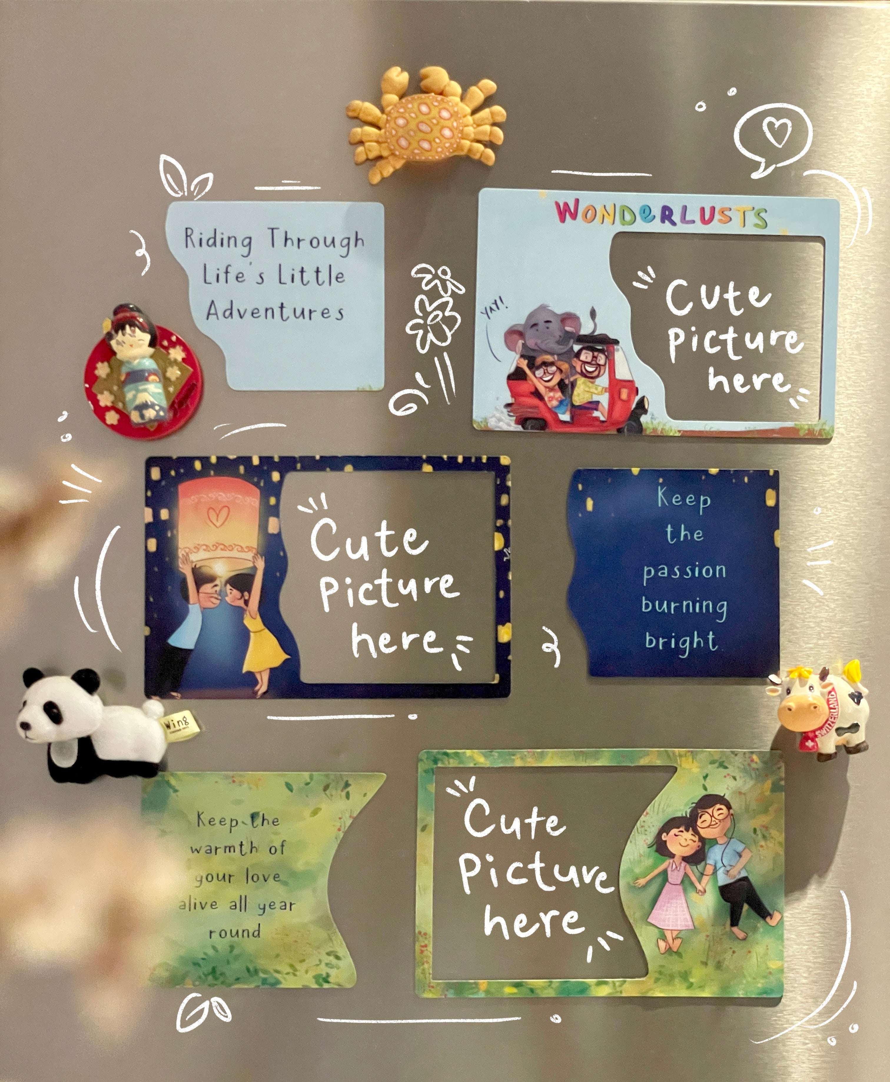 Warmth Keepers - Illustrated Photo Frames