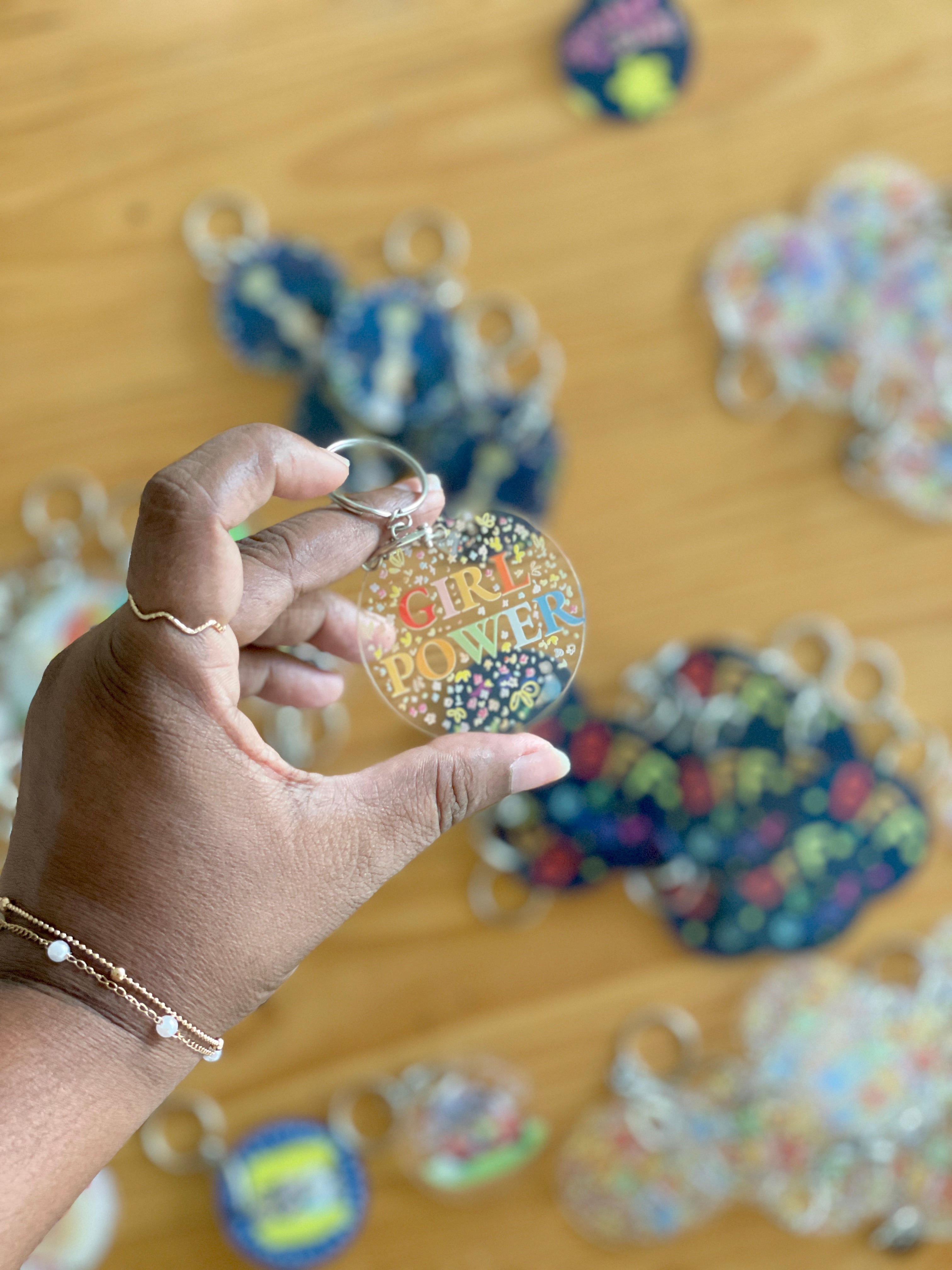 Girl Power Keychain