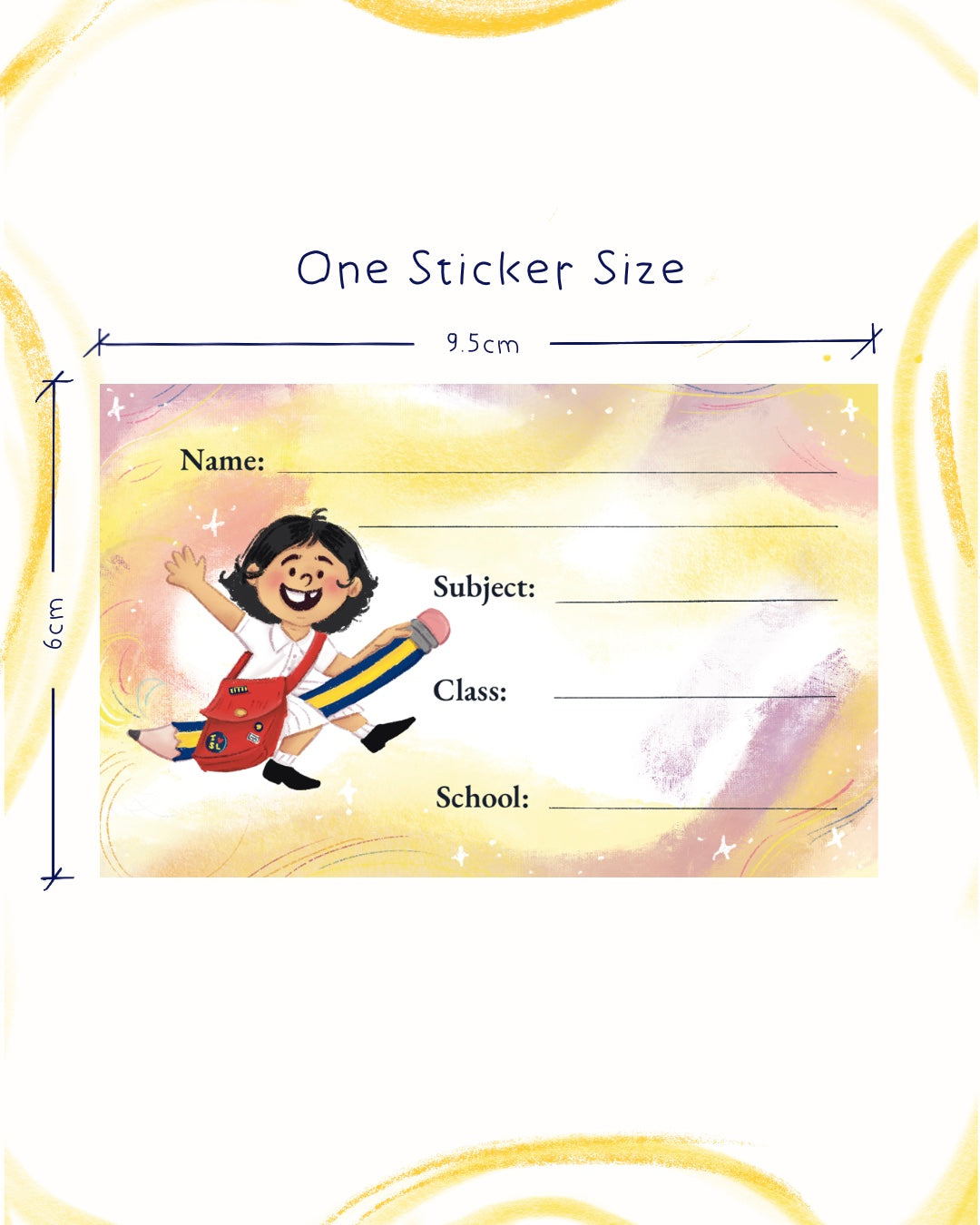 2 Name Sticker Sheets - Girl